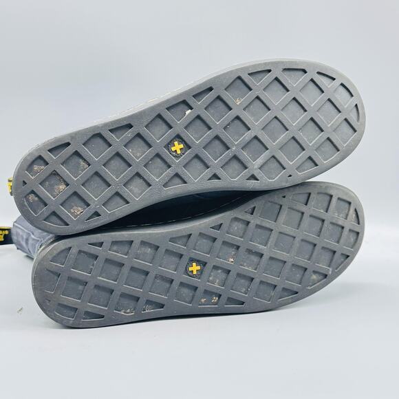 Dr Martens Boots Womens 8 Black Canvas Stratford Lace Up High Top Casual Comfort - Picture 9 of 11